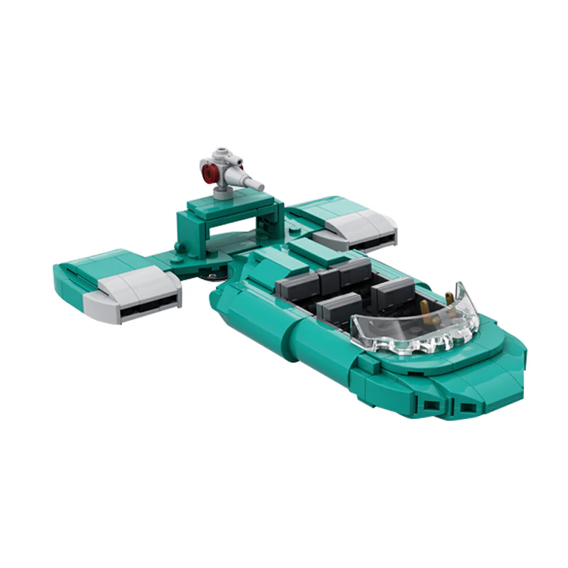 GOBRICKS MOC 145255 Seraph-class Urban Security Landspeeder - YWOBB