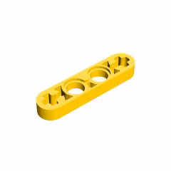 GOBRICKS GDS-690 Liftarm Thin 1 x 4 - Axle Holes - YWOBB