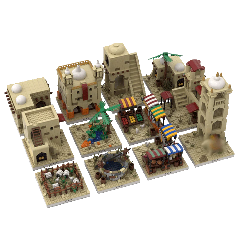 MOC 32630 Desert Village | build from 12 different mocs - YWOBB