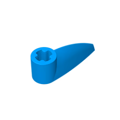 GOBRICKS GDS-1360 Bionicle 1 x 3 Tooth with Axle Hole - YWOBB