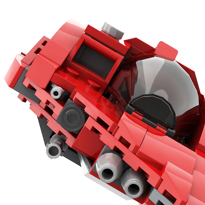 GOBRICKS MOC 146806 Herz-class split/tandem interceptor - YWOBB