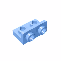 GOBRICKS GDS-643 Bracket 1 x 2 - 1 x 2 Inverted - YWOBB