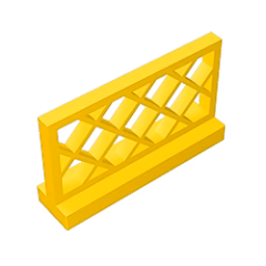GOBRICKS GDS-882 Fence 1 x 4 x 2 - YWOBB