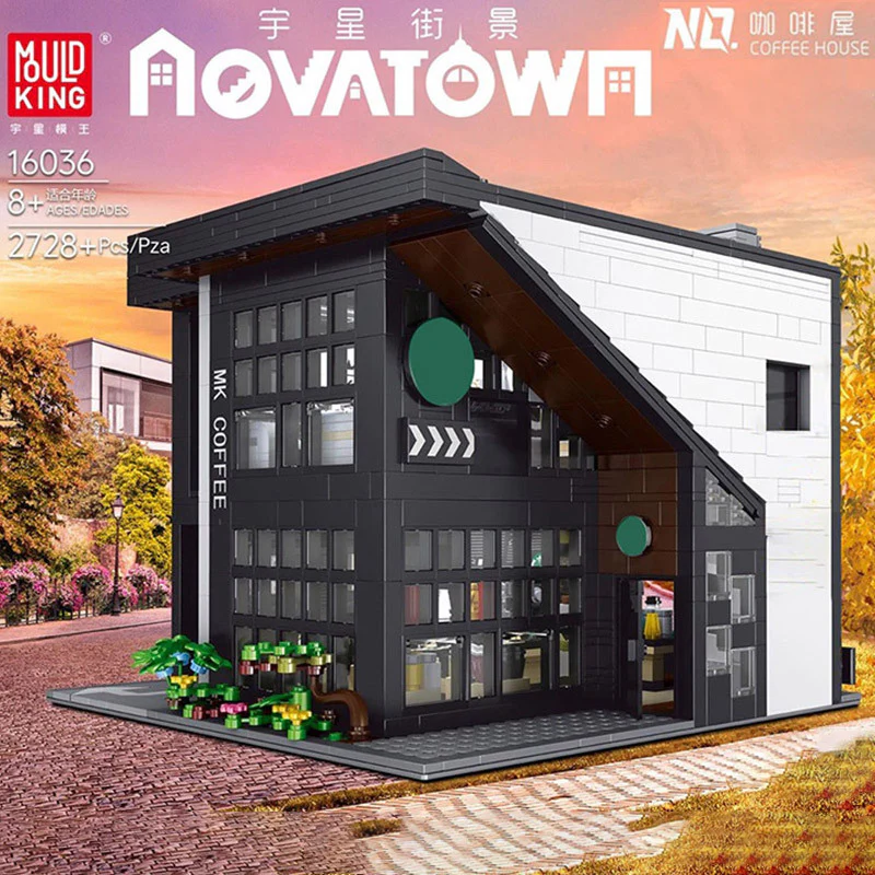 Mould King 16036 Modern Cafe Modular OVP EU Warehouse Version - YWOBB