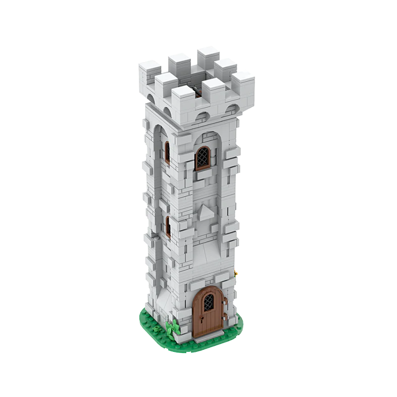 GOBRICKS MOC 134714 Lion Knight Watch Tower - YWOBB