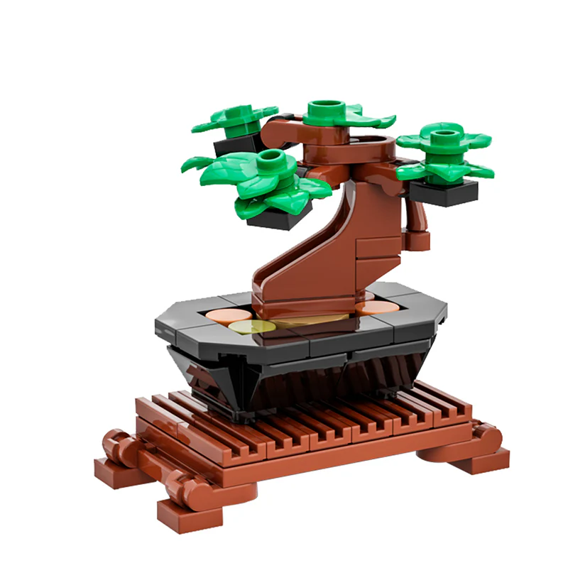 GOBRICKS MOC 84526 Micro Bonsai Tree - YWOBB