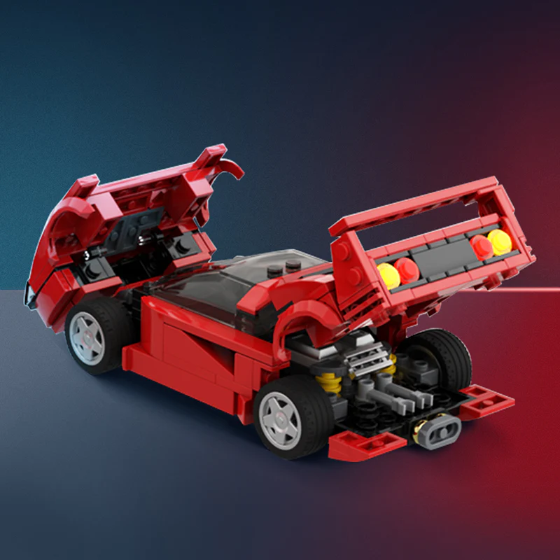 GOBRICKS MOC 104559 Ferrari F40 - YWOBB