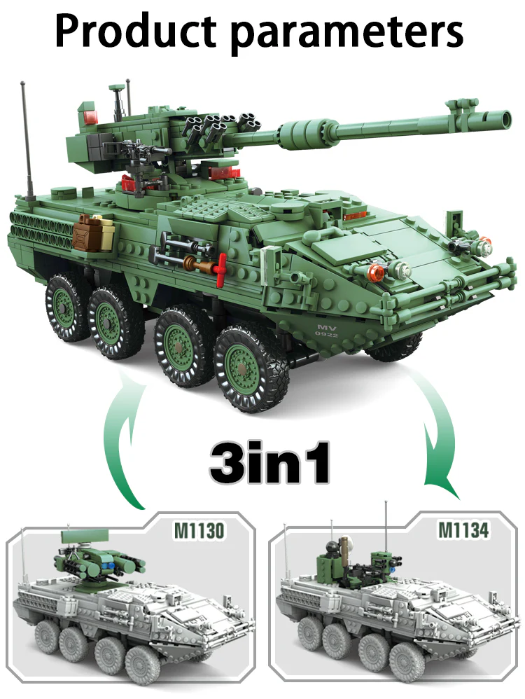 KAZI KY 10001 The STRYKER MGS-M1128 Tank - YWOBB