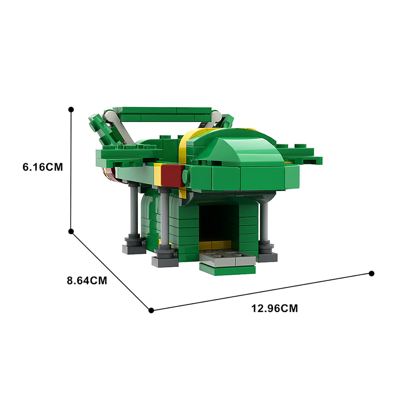 GOBRICKS MOC 123514 KS MO IR Thunderbird-2 - YWOBB