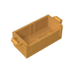 GOBRICKS GDS-2100 Container Treasure Chest Bottom - YWOBB