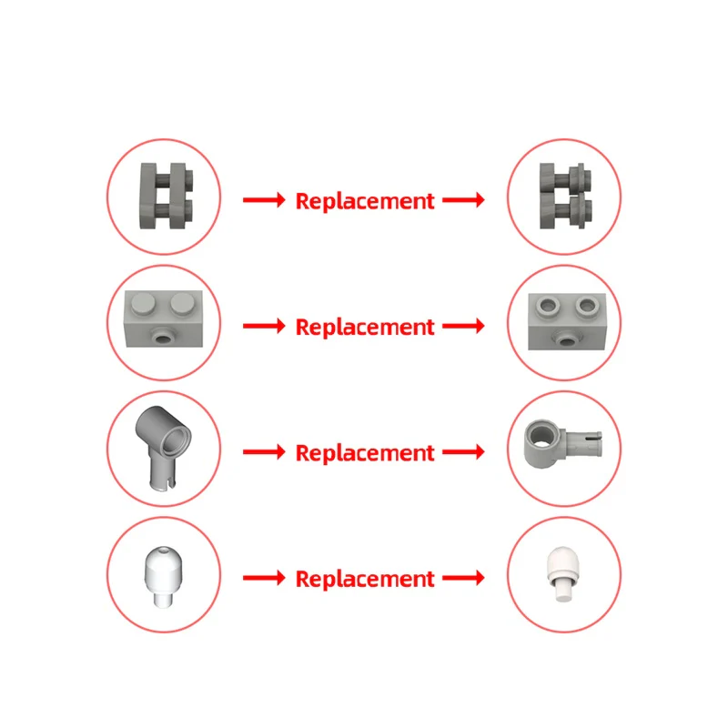 GOBRICKS MOC 171661 Beefed-up city space construction mech - YWOBB