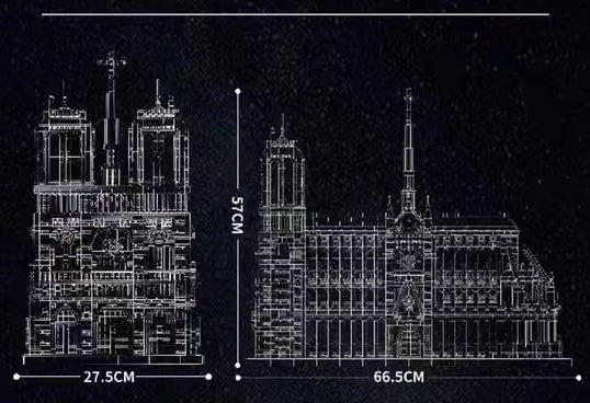 Reobrix 66016 Cathedral of Notre-Dame OVP EU Warehouse Version - YWOBB