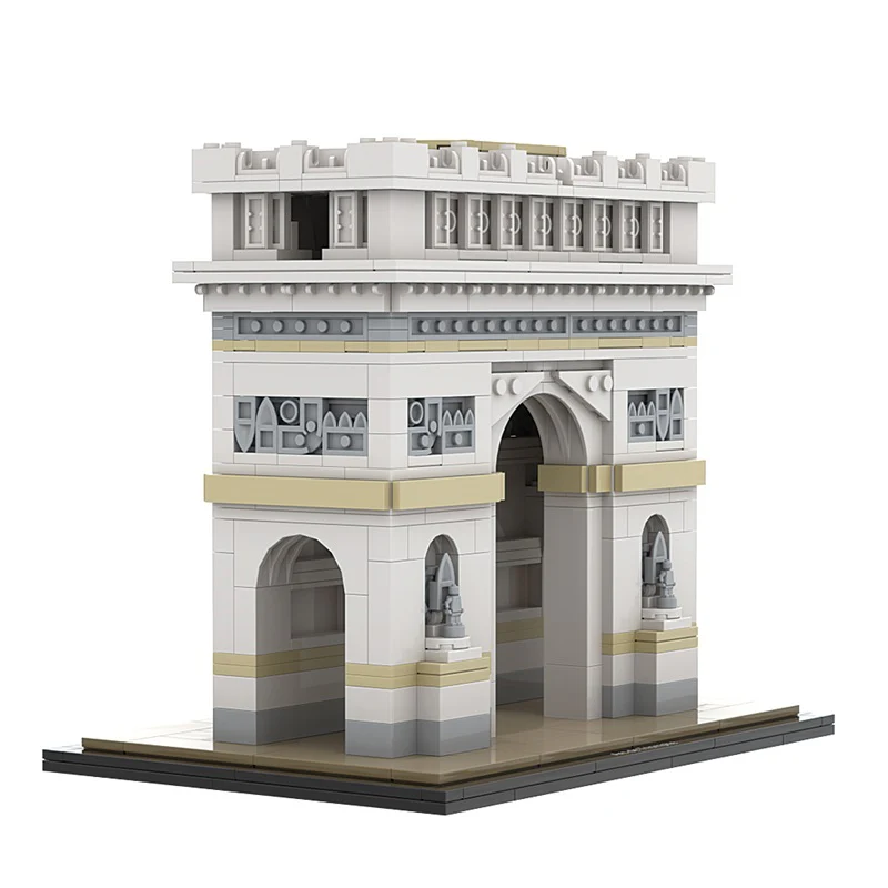 GOBRICKS MOC F-A0636 Arc de Triomphe - YWOBB