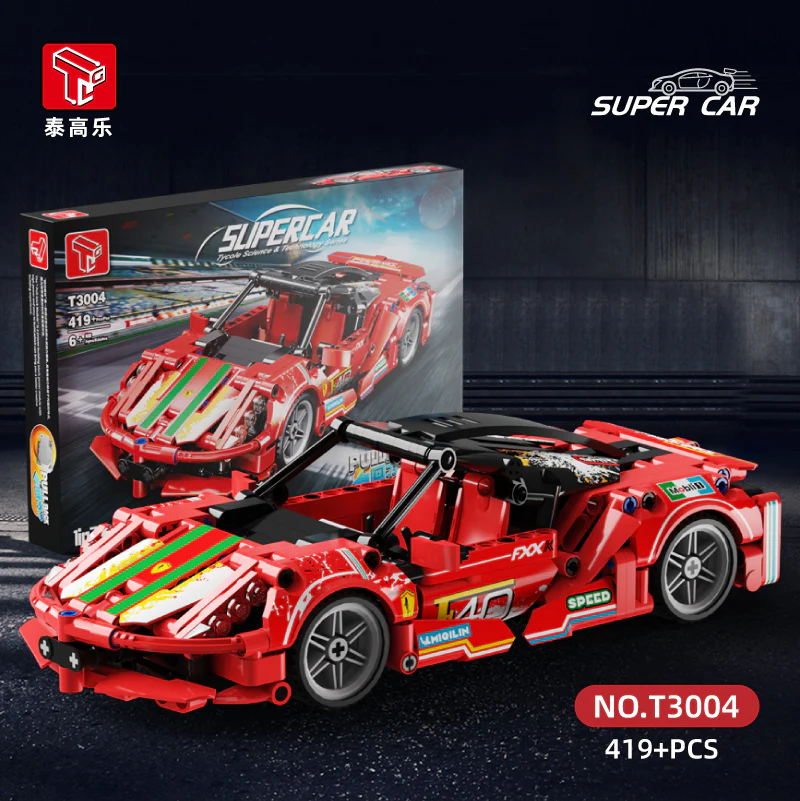 TGL T3001-3008 Pull Back Cars - YWOBB