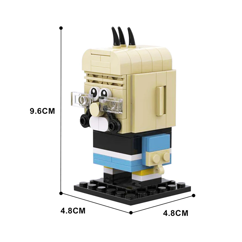 GOBRICKS MOC 138031 Big Potato (Old Master Q) - YWOBB