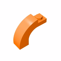 GOBRICKS GDS-719  Arch 1 x 3 x 2 Curved Top - YWOBB