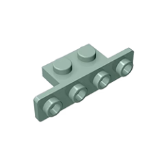 GOBRICKS GDS-638 Bracket 1 x 2 - 1 x 4 with Rounded Corners - YWOBB