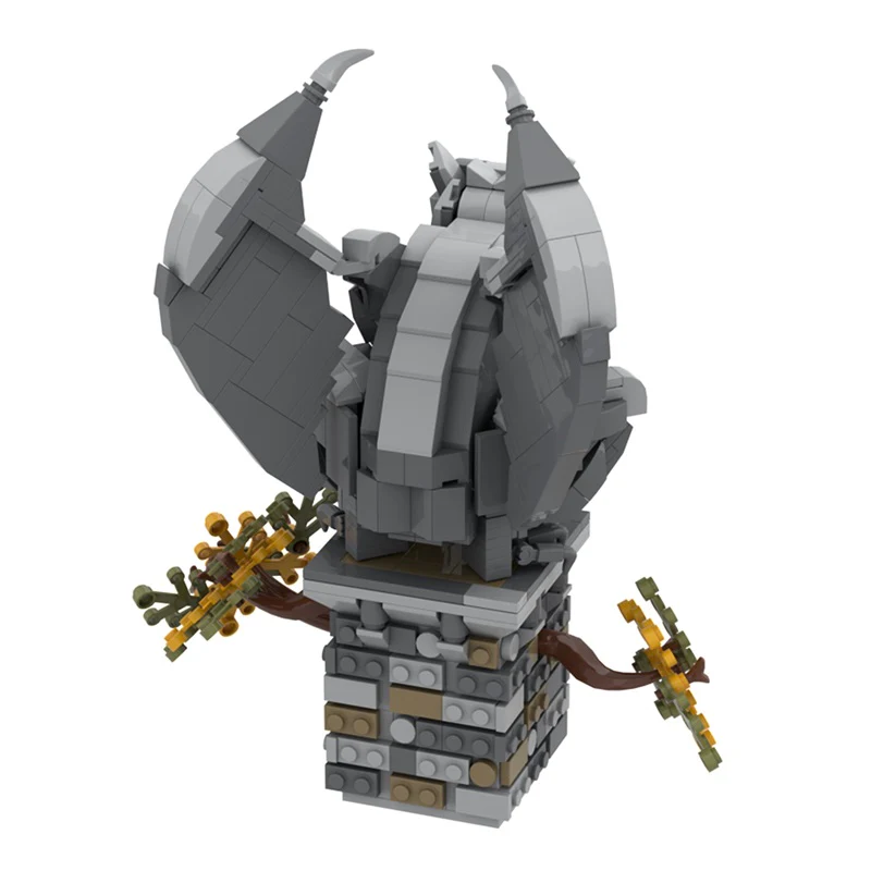 GOBRICKS MOC A1090 Mythical Creatures V: Gargoyle - YWOBB
