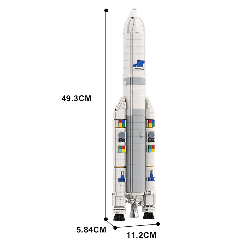 GOBRICKS MOC 93722 Ariane 5 ECA - YWOBB