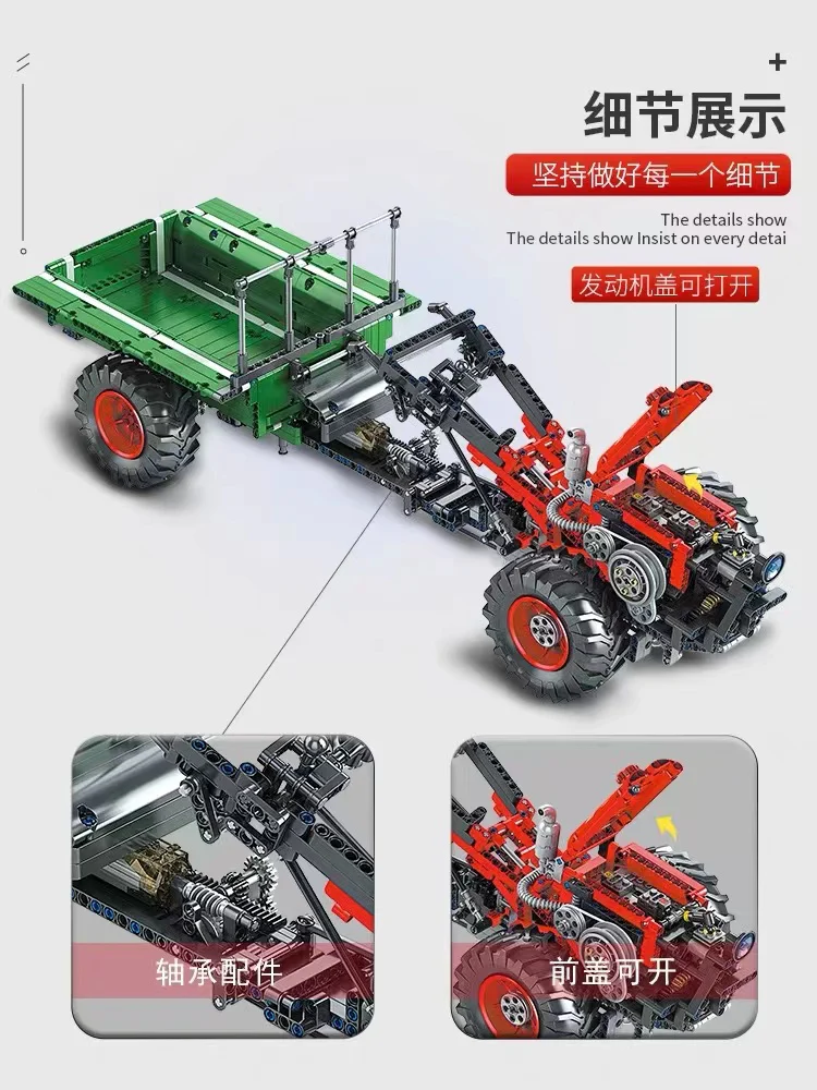 Mould King 17005 RC Tractor OVP EU Warehouse Version - YWOBB