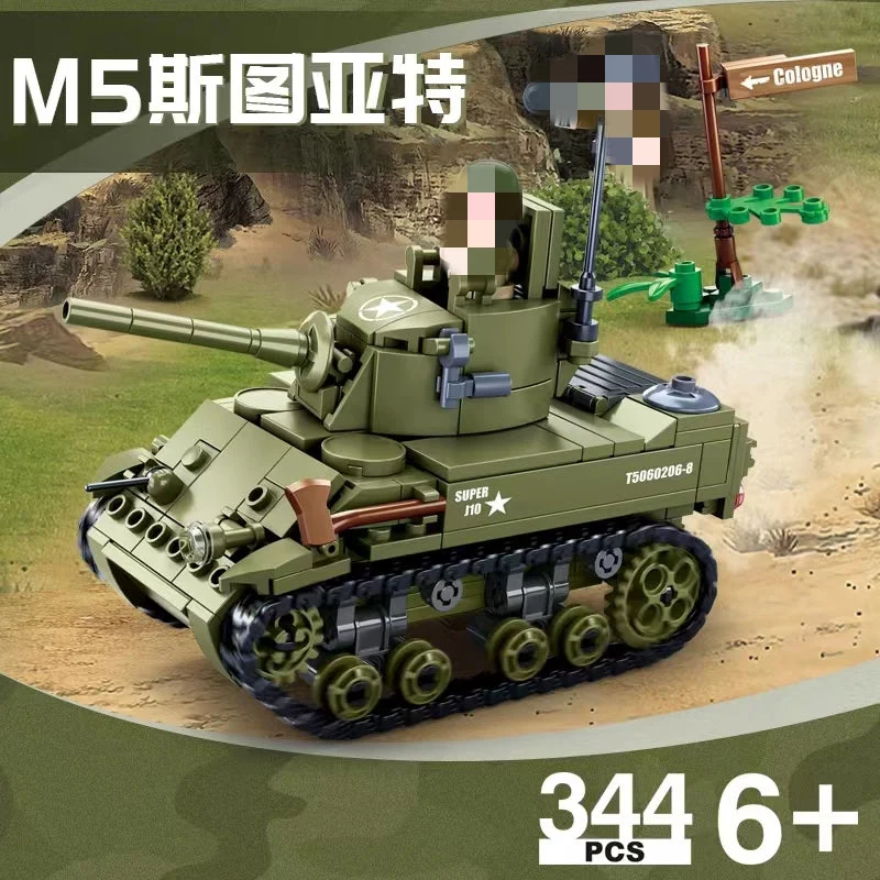 SLUBAN M38-B0856 US Army M5 Stuart light tank - YWOBB