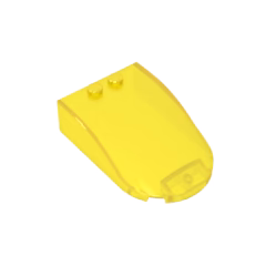 GOBRICKS GDS-21121 Windscreen 6 x 4 x 1 1/3 Canopy Straight Sides - YWOBB