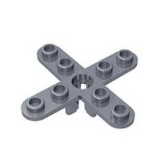 GOBRICKS GDS-1185 Propeller 4 Blade 5 Diameter with Rounded Ends and Open Hub - YWOBB