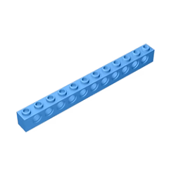GOBRICKS GDS-582  Brick 1 x 12 with Holes - YWOBB