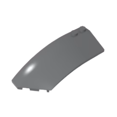 GOBRICKS GDS-M059 Wedge 8 x 3 x 2 Open Left - YWOBB
