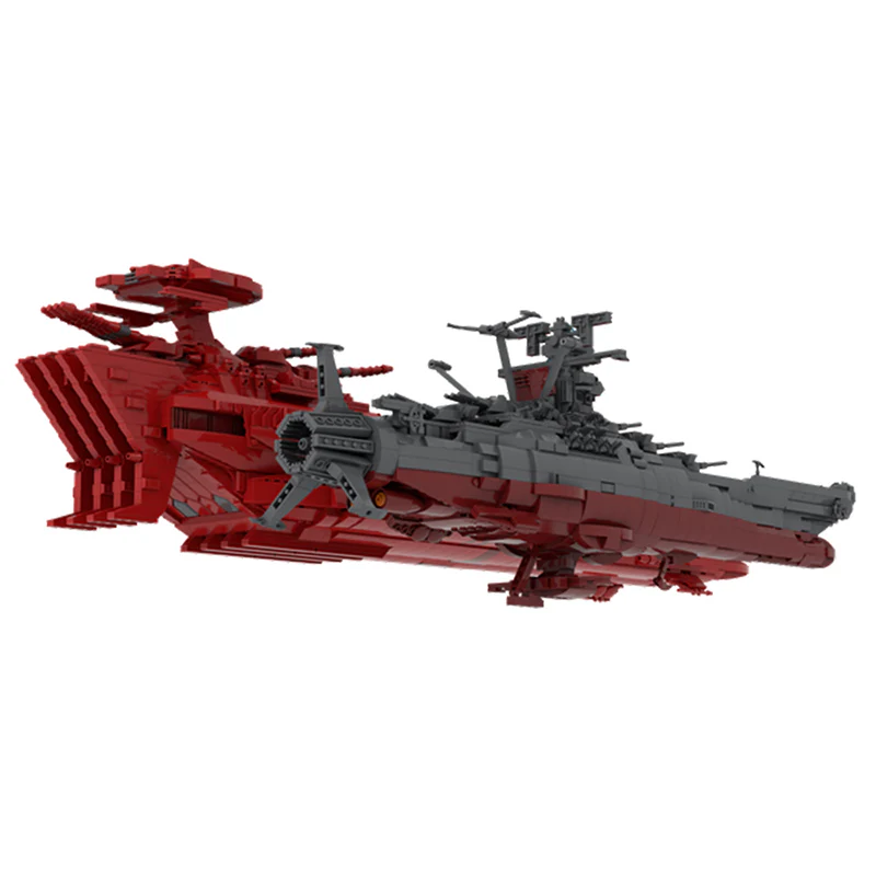 GOBRICKS MOC 128317 Great Imperial Garmilas Deusula the 3rd - Space Battleship Yamato 2205 - YWOBB