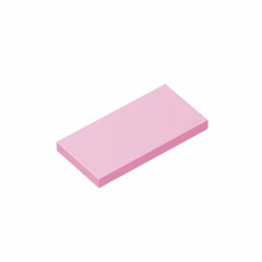 GOBRICKS GDS-614 Tile 2 x 4 - YWOBB