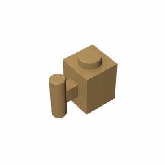GOBRICKS GDS-653 Modified 1 x 1 with Bar Handle - YWOBB