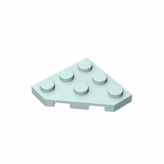 GOBRICKS GDS-556  Plate 3 x 3 Cut Corner - YWOBB