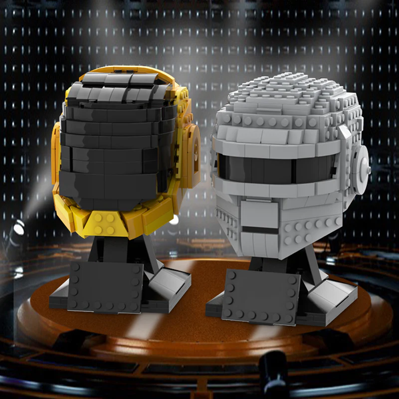 GOBRICKS MOC 90093 Daft Punk (Helmet Collection) - YWOBB