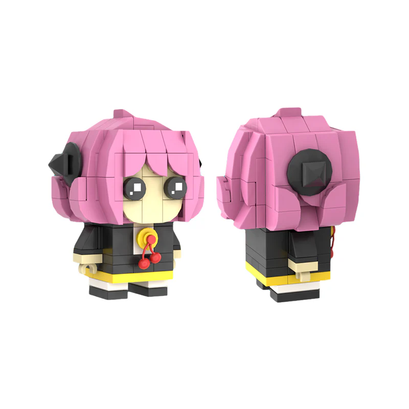 MOC 112345 Anya Forger From SPY x FAMILY, 3X3 Brickheadz - YWOBB