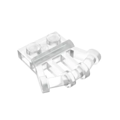 GOBRICKS GDS-771 Modified 1 x 2 with Angled Bar Handles on Side - Closed Ends - YWOBB