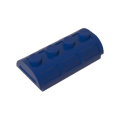 GOBRICKS GDS-2099 Container Treasure Chest Lid Curved with Thick Hinge - YWOBB