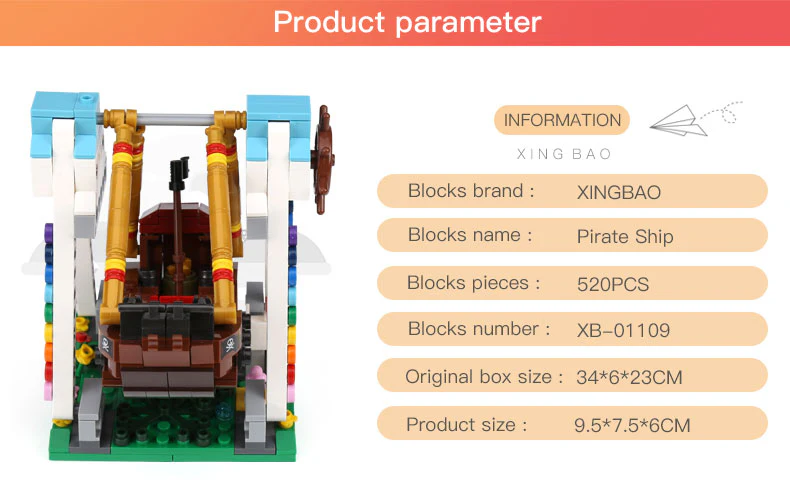 XINGBAO XB-01109 The Pirate Ship - YWOBB