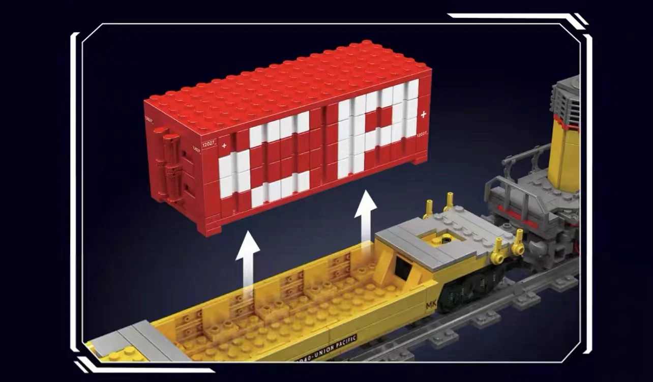 Mould King 12027 EMD SD40-2 Diesel Locomotive - YWOBB