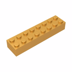 GOBRICKS GDS-544 Brick 2 x 8 - YWOBB