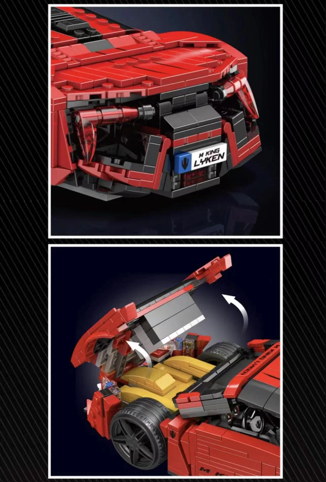 Mould King 10117 Lycan Sports Car - YWOBB