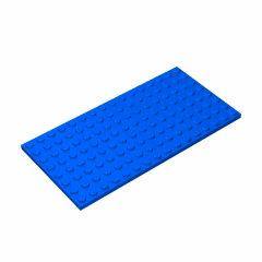 GOBRICKS GDS-529 Plate 8 x 16 - YWOBB