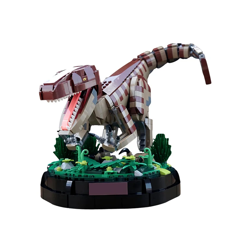 GOBRICKS MOC 175051 Velociraptor Statue - YWOBB