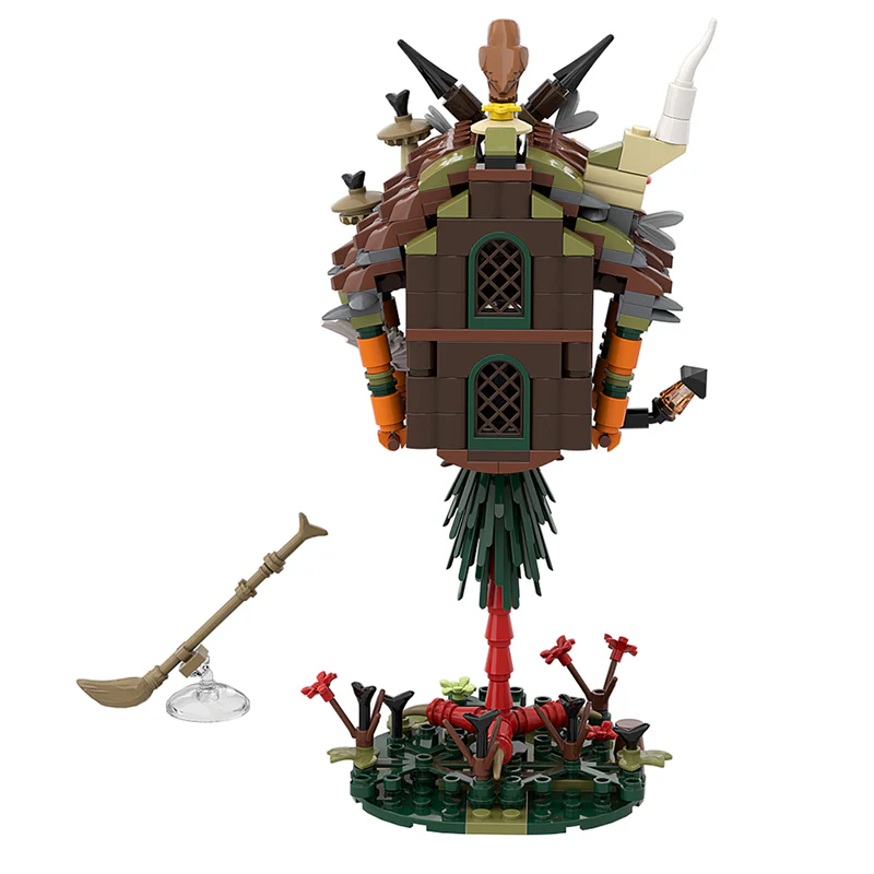 GOBRICKS MOC 128416 Baba Yaga hut - YWOBB