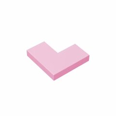 GOBRICKS GDS-567 Tile 2 x 2 Corner - YWOBB