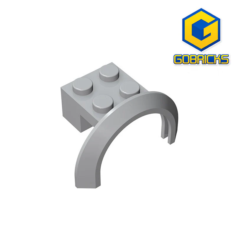 GOBRICKS GDS-1318 Mudguard 4 x 2 1/2 x 1 2/3 with Arch Round - YWOBB
