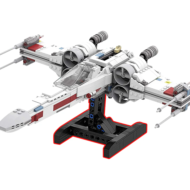 GOBRICKS MOC 17386 X Wing Display Stand - YWOBB