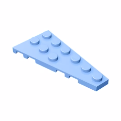 GOBRICKS GDS-550  Plate 6 x 3 Right - YWOBB