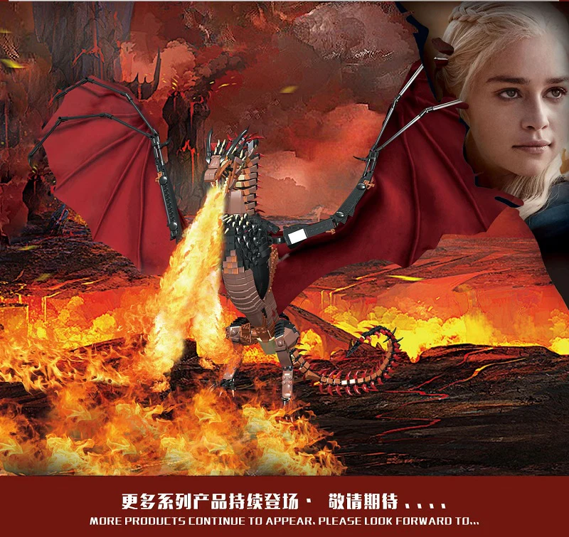 18K K89  the Game of Thrones Dragons - YWOBB