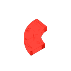 GOBRICKS GDS-1277 Round Corner 2 x 2 Macaroni - YWOBB